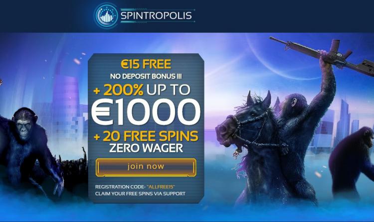Spintropolis Bonus Codes